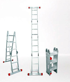 Лестница-стремянка складная 1,3-4,6м (4х4)