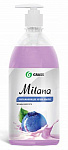 Крем-мыло жидкое GRASS Milana Черника в йогурте 1л