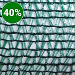 Сетка для затенения 40% зеленая 4х50м рулон