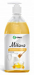 Крем-мыло жидкое GRASS Milana Молоко и мед 1кг