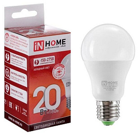 Лампа светодиод. LED-А60-VC 20Вт 6500К Е27 230В IN HOME