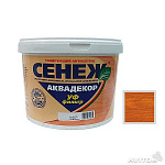 Средство защитное д/древесины "Сенеж Аквадекор", Х2 орех 2,5 кг.