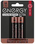 Батарейка алкалиновая Energy Ultra LR6/2B (АА) 2шт блистер