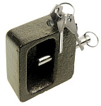 замок Навесной КD90" гаражный с потайной дужкой, английский, 3 ключа, запирание ключом "ЕРМАК"