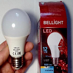 Лампа светодиод. LED-А60 220V/12W/E27 6500К BELLIGHT