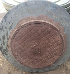 Люк-конус полимерный, коричневый (прочн.5т)