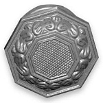 Ручка-кнопка 08-Ш (серебро) (РД-001) 