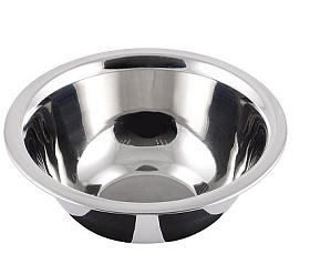 Миска Bowl-Roll-27, объем 3300 мл из нержавеющей стали, зеркальная полировка, диа 28 см
