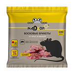 Яд.хим. Восковые брикеты от мышей и крыс Nadzor 100гр