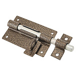 Засов накладной Секрет Киров ЗД-12 с проушиной антик бронза 