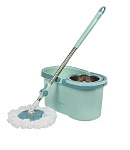 Набор для уборки ведро с отжимом, швабра с насадкой, голуб, Марья Искусница, Y6-10765