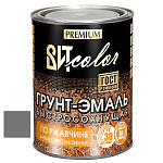 Грунт-эмаль быстросохнущая универсальная серая RAL 7040 ВИТ color  0,8 кг.