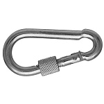 Карабин с фиксатором 8 цинк