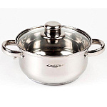 Кастрюля  нерж. Гретта 2,2 л. d-18 КТ04-D-22