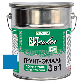 Грунт-эмаль по ржавчине 3 в 1 светло-голубая ВИТ color/ВИТ колор  5 кг.