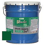 Грунт-эмаль по ржавчине 3 в 1 темно-зеленая ВИТ color 20 кг.