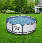 Бассейн каркасный Bestway, 300х201х66 см, Steel Pro, 56411, ф-насос, 3300 л