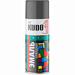 Эмаль аэрозольная "KUDO" унив., темно-серая, 520мл.    