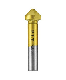 Сверло-зенковка по металлу с титановым покрытием P.I.T. Ø20,5x63мм, 3 кромки, хв. 10мм (AMED10-0205)