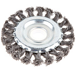 Щетка дисковая косич. 180ммх22мм GEPARD