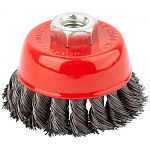 Коршетка-насадка "Чашка" 70 мм. витая "USPEХ"