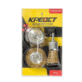 Набор щеток для УШМ 3 шт.,арт.7170150-3pc Креост 
