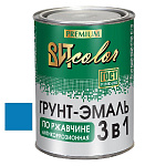 Грунт-эмаль по ржавчине 3 в 1 светло-голубая ВИТ color  0,8 кг.