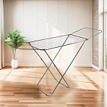 Сушилка для белья напольная (180х50х105) серая, 7 прутьев 452-021