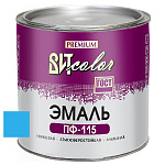 Эмаль светло-голубая ПФ 115 ГОСТ ВИТ color   1,8 кг.