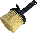 Кисть круглая 110мм битумная,  щетина из растит. волокна, пластик. корпус и ручка
