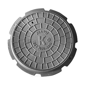 Люк чугунный для смотровых колодцев тип К  легкий