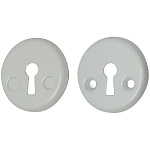 Накладка под сувальдный ключ белая (д/дверей ОСД)