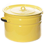 Кастрюля эмал.  9 л., арт. 2с200 б/рисунка 