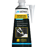Герметик силиконовый  ULTIMA санитар. бесцветный 80 мл  в блистере