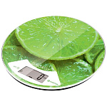 Весы кухонные электронные "ENERGY" EN-403 ( лайм) круглые