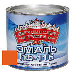 Эмаль оранжевая ПФ 115  1,8 кг.