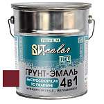 Грунт-эмаль  по ржавчине вишня быстросохнущая ВИТ color  4 кг.