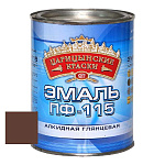 Эмаль шоколад ПФ 115   0,8 кг.