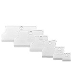 Шпатель 180мм белая резина