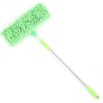 Швабра с насадкой из микрофибры, рукоятка телескоп. нерж. сталь 70-120см 1203