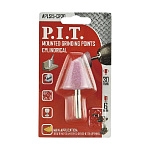 Шарошка абразивная конусная P.I.T. 30x30 мм, хвостовик 6 мм (APLS15-CP30)