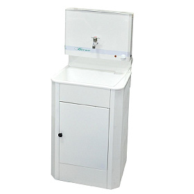 Умывальник "Весна" с ЭВН и тумбой (пластмас.мойка 40*50) белый 