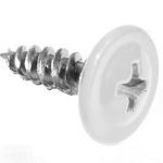 Саморез 4,2х16мм с пресс-шайбой, наконечник острый (100 шт) белый RAL9003