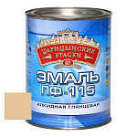 Эмаль бежевая ПФ 115   0,8 кг.