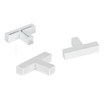 Фиксатор шва 10х10 мм Т-образн DECOR 80 шт/пакет 