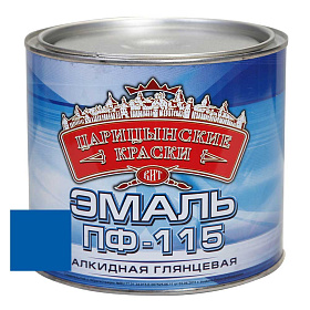 Эмаль синяя ПФ 115  1,8 кг.