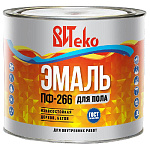 Эмаль д/пола золотисто-кор. ПФ 266 ВИТЕКО  2,6 кг.