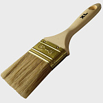 Кисть плоская STANDARD универсальная 50х15мм, светлая смеш. щетина, пласт. ручка 