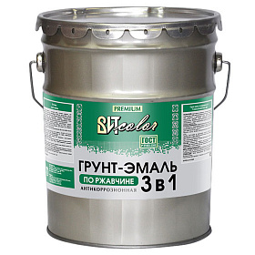 Грунт-эмаль по ржавчине 3 в 1 красная ВИТ color 10 кг.