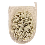 Мочалка "Королевский пилинг", рукавица с объёмными воланами 15*20 см, в  "Банные штучки"